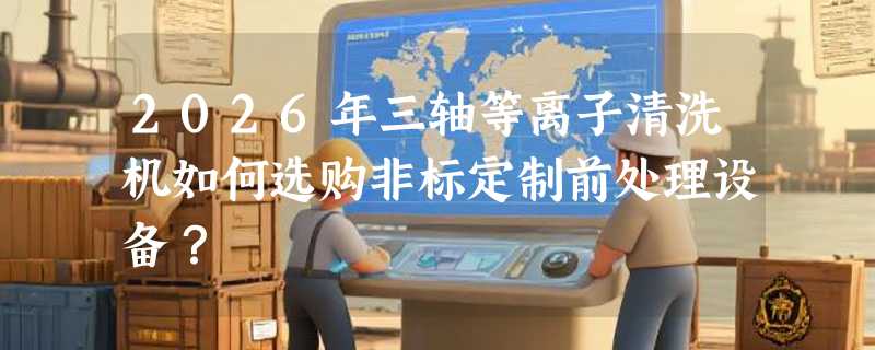 2026年三轴等离子清洗机如何选购非标定制前处理设备？