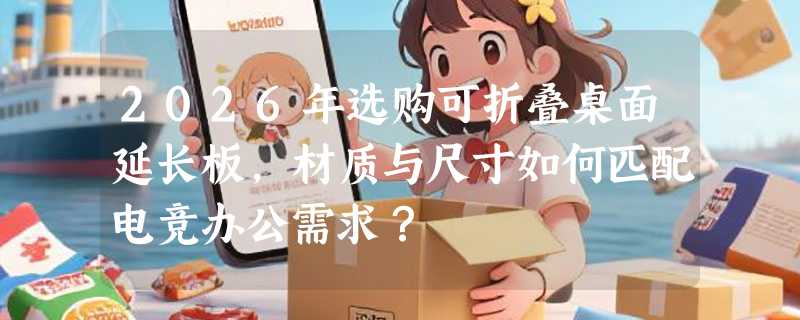 2026年选购可折叠桌面延长板，材质与尺寸如何匹配电竞办公需求？