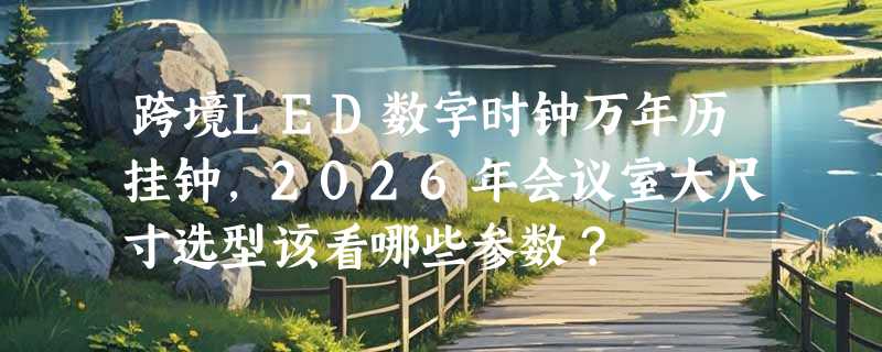 跨境LED数字时钟万年历挂钟，2026年会议室大尺寸选型该看哪些参数？