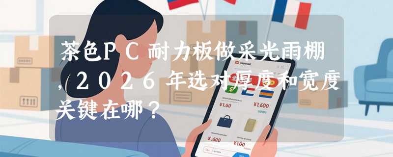 茶色PC耐力板做采光雨棚，2026年选对厚度和宽度关键在哪？