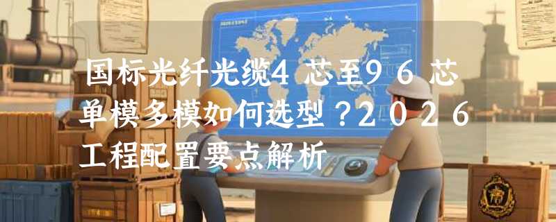 国标光纤光缆4芯至96芯单模多模如何选型？2026工程配置要点解析