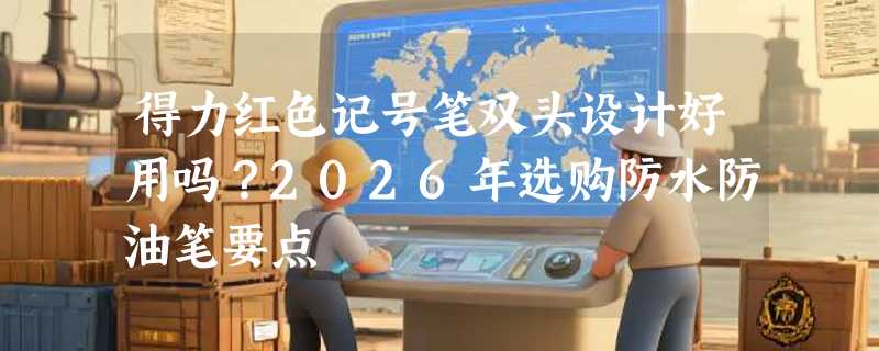 得力红色记号笔双头设计好用吗？2026年选购防水防油笔要点