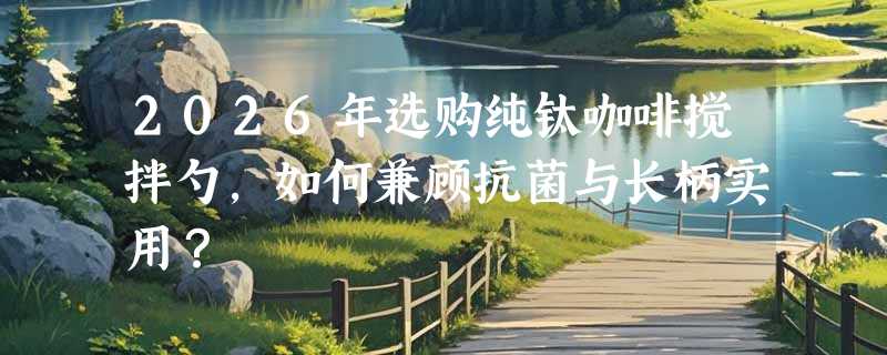 2026年选购纯钛咖啡搅拌勺，如何兼顾抗菌与长柄实用？