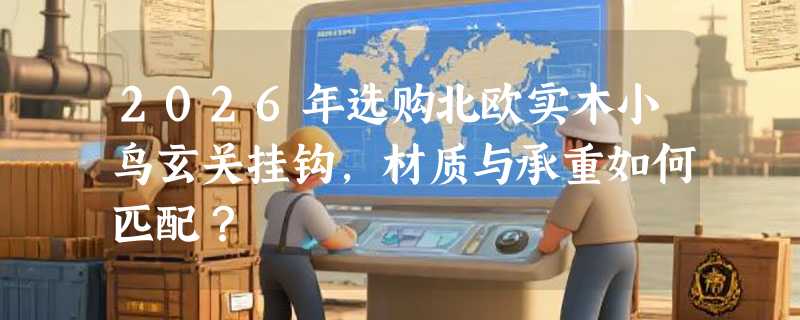 2026年选购北欧实木小鸟玄关挂钩，材质与承重如何匹配？