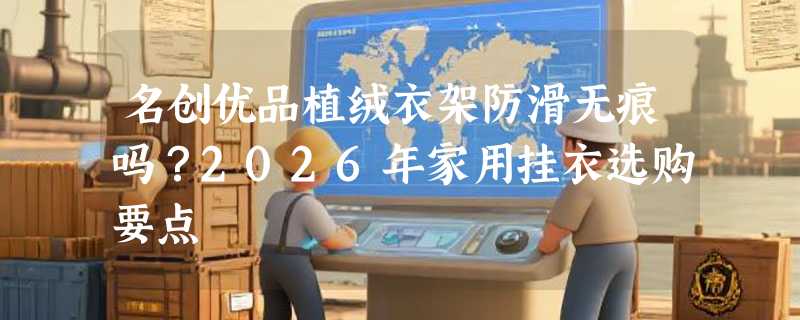 名创优品植绒衣架防滑无痕吗？2026年家用挂衣选购要点