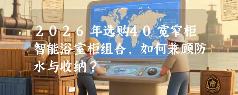 2026年选购40宽窄柜智能浴室柜组合，如何兼顾防水与收纳？