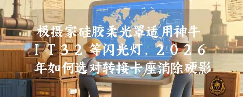 极摄家硅胶柔光罩适用神牛IT32等闪光灯，2026年如何选对转接卡座消除硬影？
