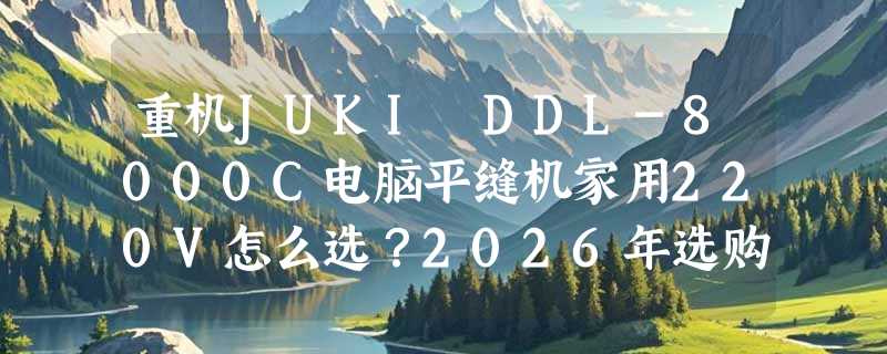 重机JUKI DDL-8000C电脑平缝机家用220V怎么选？2026年选购关键看这三点
