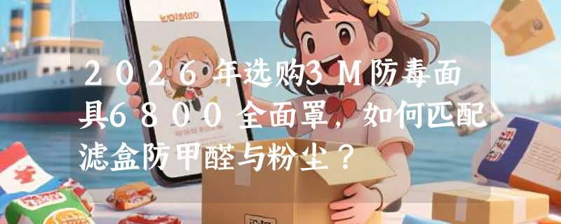 2026年选购3M防毒面具6800全面罩，如何匹配滤盒防甲醛与粉尘？