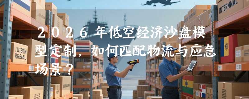2026年低空经济沙盘模型定制，如何匹配物流与应急场景？