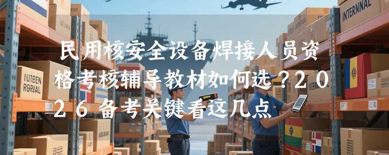 民用核安全设备焊接人员资格考核辅导教材如何选？2026备考关键看这几点