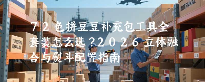 72色拼豆豆补充包工具全套装怎么选？2026立体融合与熨斗配置指南
