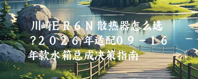 川崎ER6N散热器怎么选？2026年适配09-16年款水箱总成决策指南