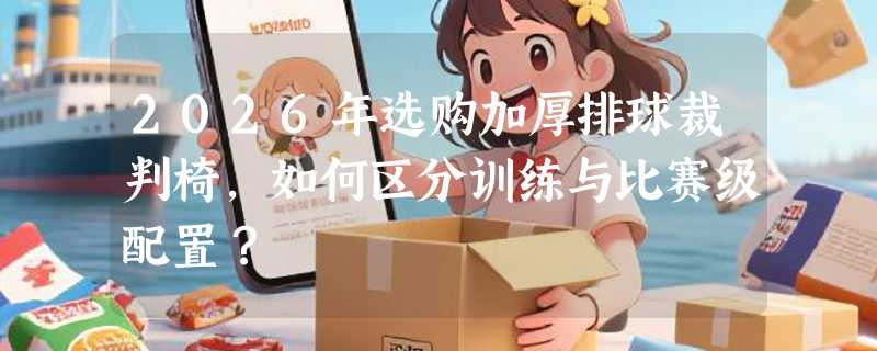 2026年选购加厚排球裁判椅，如何区分训练与比赛级配置？