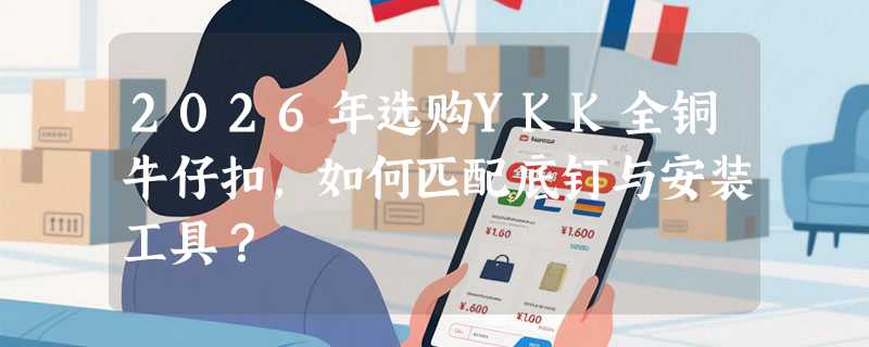 2026年选购YKK全铜牛仔扣，如何匹配底钉与安装工具？