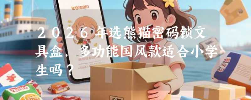2026年选熊猫密码锁文具盒，多功能国风款适合小学生吗？