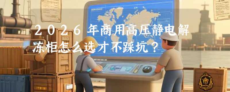 2026年商用高压静电解冻柜怎么选才不踩坑？