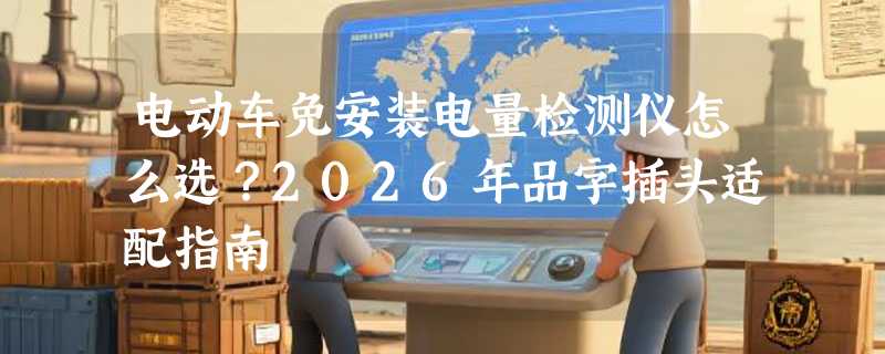 电动车免安装电量检测仪怎么选？2026年品字插头适配指南