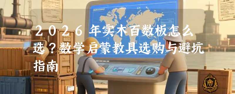 2026年实木百数板怎么选？数学启蒙教具选购与避坑指南