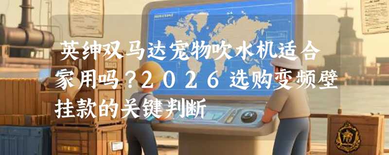 英绅双马达宠物吹水机适合家用吗？2026选购变频壁挂款的关键判断