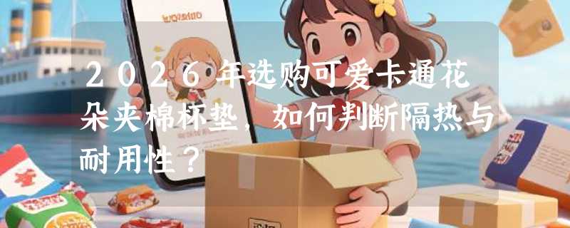 2026年选购可爱卡通花朵夹棉杯垫，如何判断隔热与耐用性？