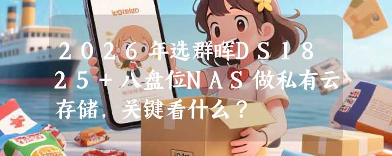 2026年选群晖DS1825+八盘位NAS做私有云存储，关键看什么？