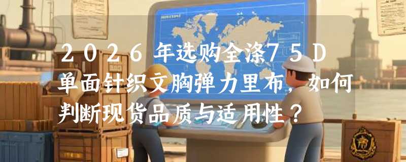 2026年选购全涤75D单面针织文胸弹力里布，如何判断现货品质与适用性？