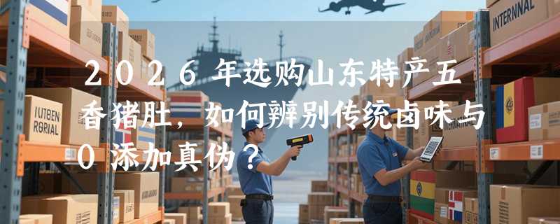 2026年选购山东特产五香猪肚，如何辨别传统卤味与0添加真伪？