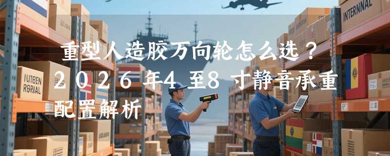 重型人造胶万向轮怎么选？2026年4至8寸静音承重配置解析