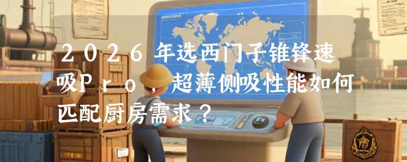2026年选西门子锥锋速吸Pro，超薄侧吸性能如何匹配厨房需求？