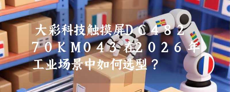 大彩科技触摸屏DC48270KM043在2026年工业场景中如何选型？