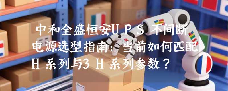 中和全盛恒安UPS不间断电源选型指南：当前如何匹配H系列与3H系列参数？