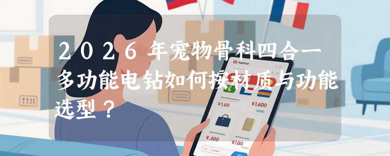 2026年宠物骨科四合一多功能电钻如何按材质与功能选型？