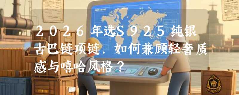 2026年选S925纯银古巴链项链，如何兼顾轻奢质感与嘻哈风格？