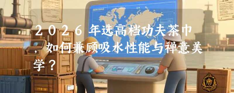 2026年选高档功夫茶巾，如何兼顾吸水性能与禅意美学？