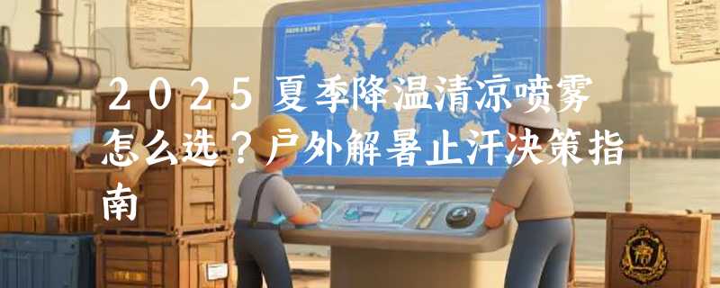 2025夏季降温清凉喷雾怎么选？户外解暑止汗决策指南