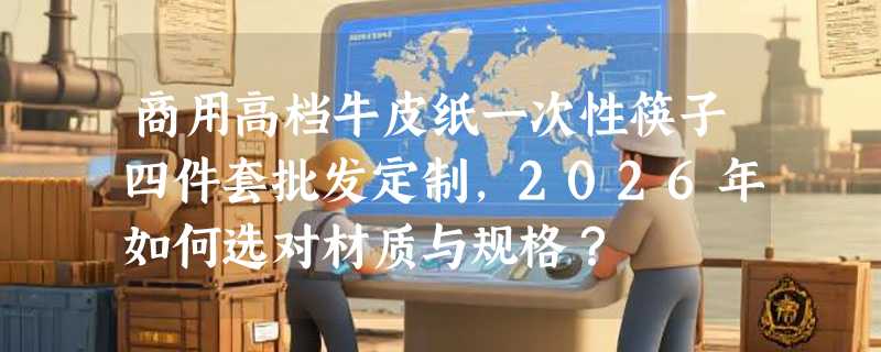 商用高档牛皮纸一次性筷子四件套批发定制，2026年如何选对材质与规格？