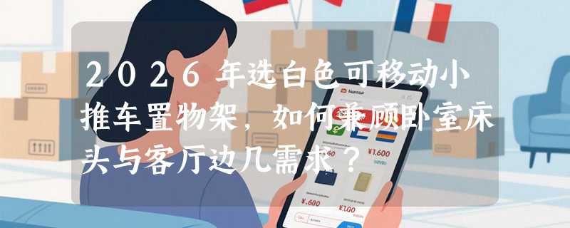 2026年选白色可移动小推车置物架，如何兼顾卧室床头与客厅边几需求？