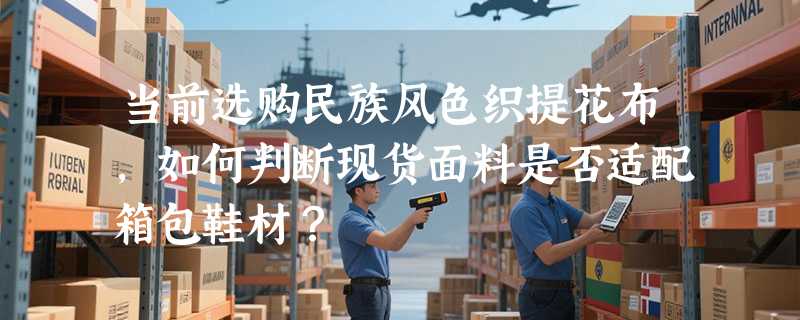 当前选购民族风色织提花布，如何判断现货面料是否适配箱包鞋材？