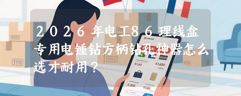 2026年电工86理线盒专用电锤钻方柄钻孔神器怎么选才耐用？