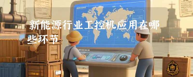 新能源行业工控机应用在哪些环节