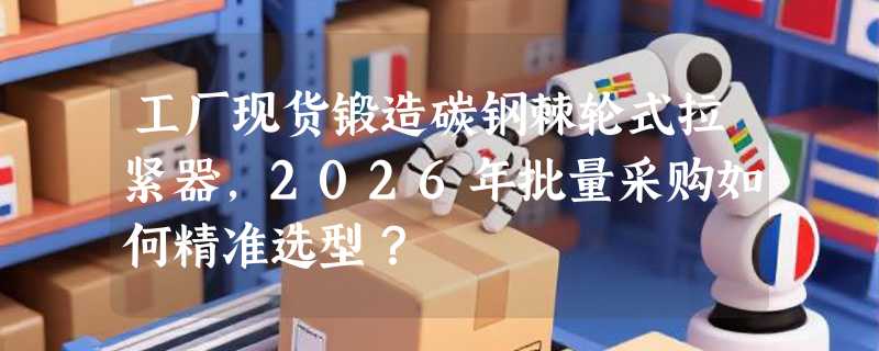 工厂现货锻造碳钢棘轮式拉紧器，2026年批量采购如何精准选型？
