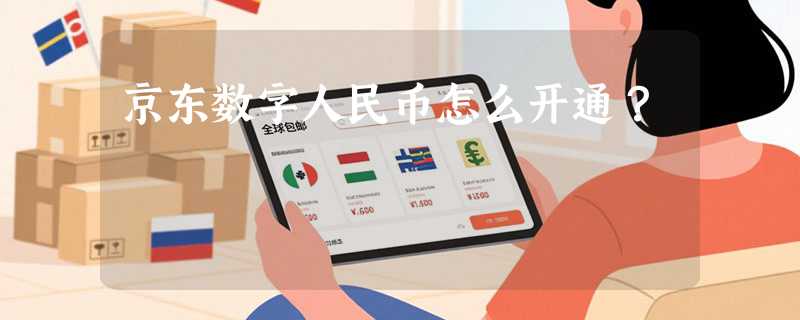 京东数字人民币怎么开通？