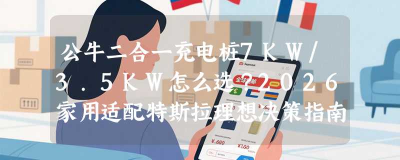 公牛二合一充电桩7KW/3.5KW怎么选？2026家用适配特斯拉理想决策指南