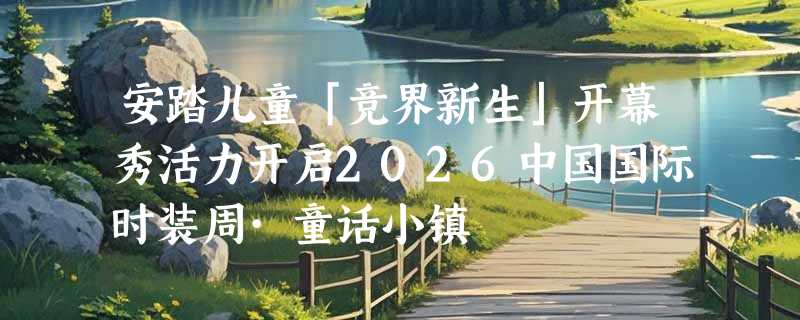 安踏儿童「竞界新生」开幕秀活力开启2026中国国际时装周·童话小镇