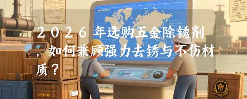 2026年选购五金除锈剂，如何兼顾强力去锈与不伤材质？