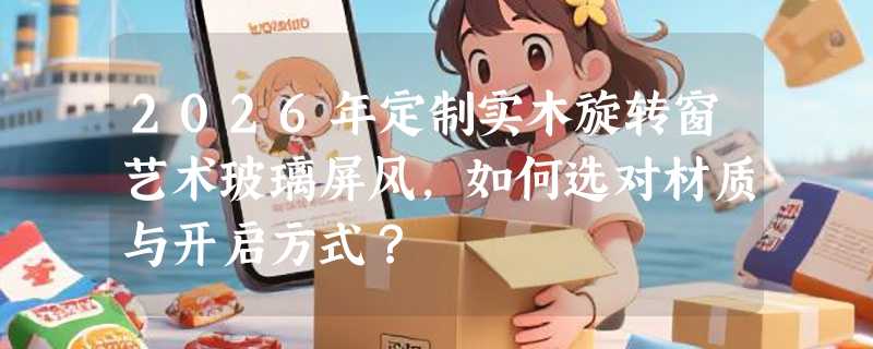 2026年定制实木旋转窗艺术玻璃屏风，如何选对材质与开启方式？