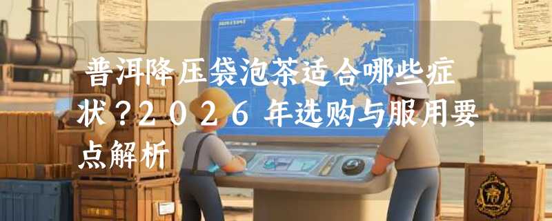 普洱降压袋泡茶适合哪些症状？2026年选购与服用要点解析