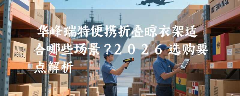 华峰瑞特便携折叠晾衣架适合哪些场景？2026选购要点解析