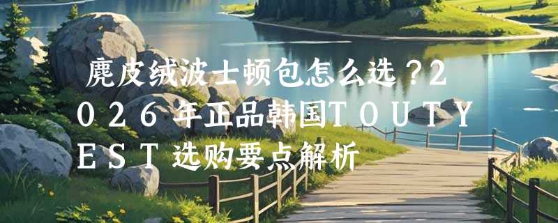 麂皮绒波士顿包怎么选？2026年正品韩国TOUTYEST选购要点解析